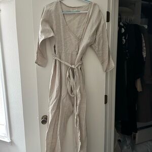 Tan jumpsuit